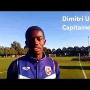 Flv VS Villemonble 3Interview d'après-match Dimitri capitaine des U19